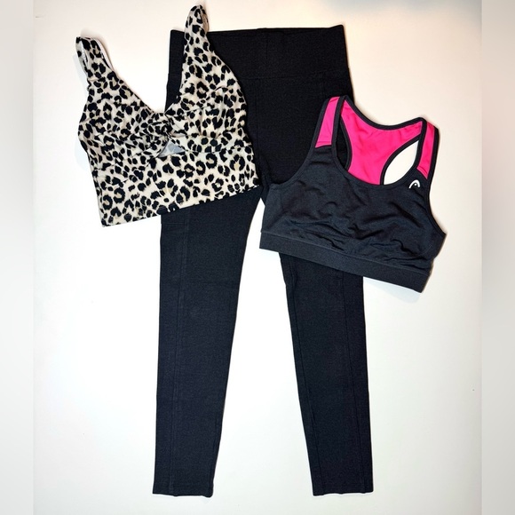 Set of 6 items Actiwear Leggings + Sport Bras Size- Small ( Yogalicious ,Zelos ) - Picture 2 of 16